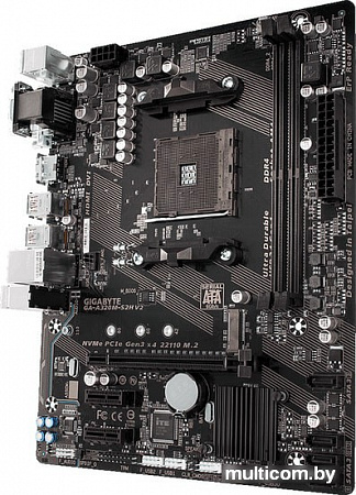 Материнская плата Gigabyte GA-A320M-S2H V2