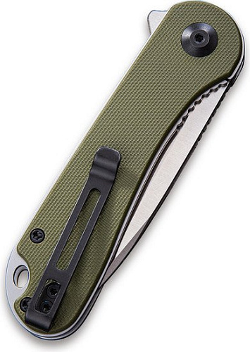 Складной нож Civivi Elementum D2 Steel Satin Finished Handle G10 C907E (зеленый)