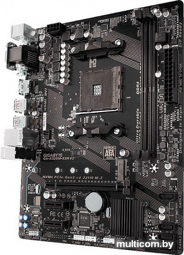 Материнская плата Gigabyte GA-A320M-S2H V2