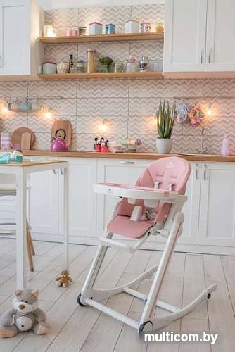 Стульчик для кормления Polini Kids Mirum 590 (розовый)