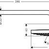 Верхний душ Hansgrohe Raindance Select S 240 2jet [26466400]