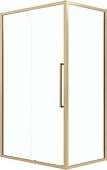 Душевой уголок Grossman Cosmo 100x80x195 120.K33.02.1080.32.00 (золото сатин/стекло прозрачное)