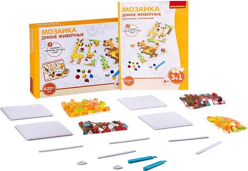 Мозаика/пазл Bondibon Дикие животные ВВ3032