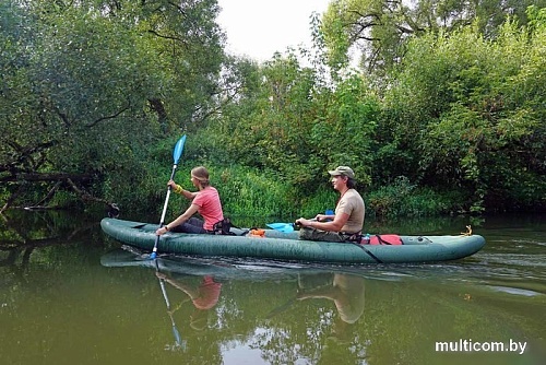 Надувная лодка Вольный ветер Ермак 450 (серый)