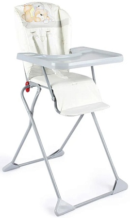 Высокий стульчик Globex Компакт Мишки (серый)