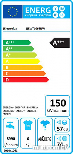 Стиральная машина Electrolux EWT1064ILW