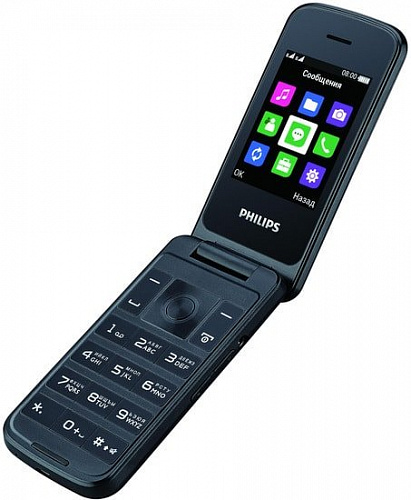 Мобильный телефон Philips Xenium E255 (синий)