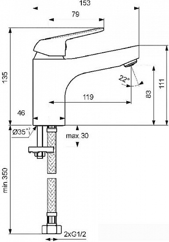 Смеситель Vidima Fine BA385AA