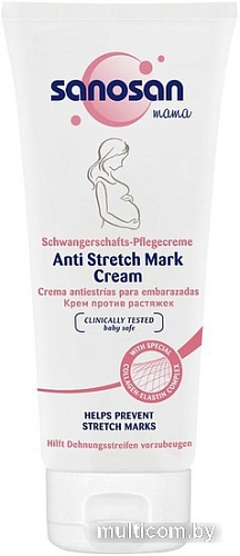Косметика по уходу за телом Sanosan Mama Крем против растяжек 200 мл