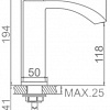 Смеситель Ledeme L1055B-15