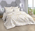 Постельное белье Миланика Мрамор Семейный (поплин)