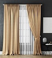 Комплект штор Pasionaria Каспиан 480x260 с подхватами (бежевый)