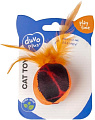 Игрушка для кошек Duvo Plus Мяч с перьями Флэш 12080/DV
