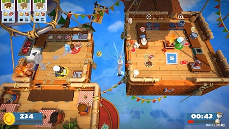 Overcooked! 2 (без русской озвучки и субтитров) для PlayStation 4