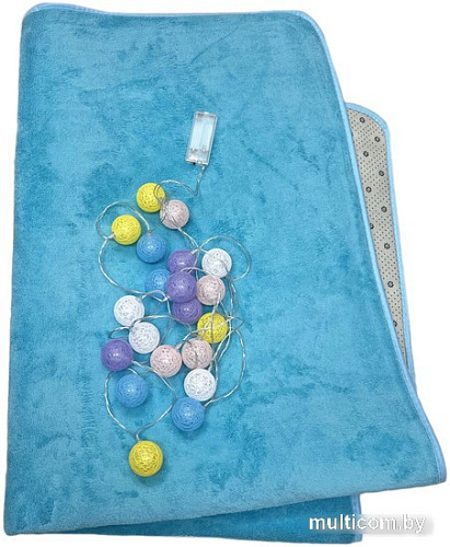 Игровой коврик Sharktoys с гирляндой 220000008 (голубой)