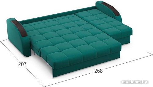 Угловой диван Moon Trade Рио 109 002937 (зеленый)