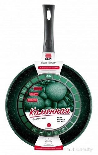 Нева Металл Посуда Каменная Балтик грин 16124