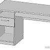 Письменный стол Анрэкс Оливия 120x60 см