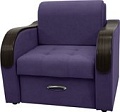 Кресло Сириус Лидер-1 ППУ 105x110 (Eva 31 велюр фиолетовый)