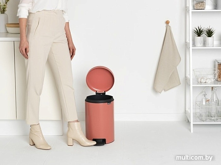 Brabantia Pedal Bin NewIcon 12 л (терракотовый)