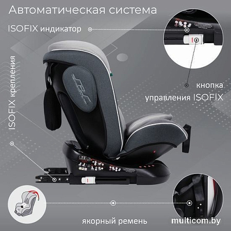 Детское автокресло Sweet Baby Crosstour 360 SPS Isofix 0-36 (серый)