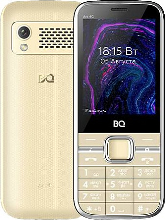Мобильный телефон BQ-Mobile BQ-2800L Art 4G (золотистый)