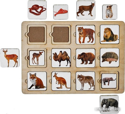 Развивающая игра Smile Decor Секретики Зоопарк П203