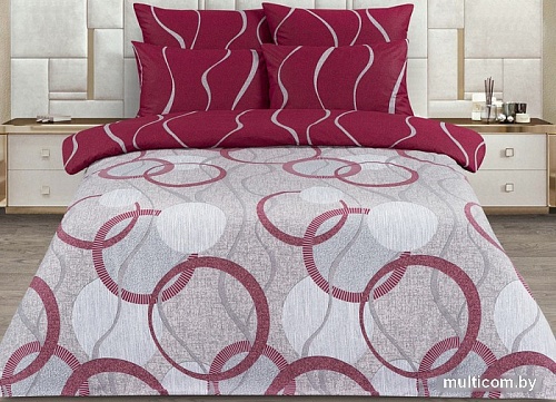 Постельное белье Миланика Тесла Семейный (поплин)