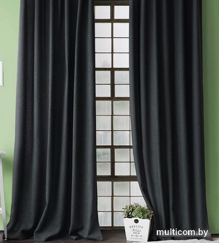 Комплект штор Pasionaria Джерри 400x230 (2 шт, мокрый асфальт)