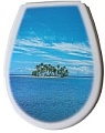 Сиденье для унитаза Bisk Lilia Foto 80380 (остров)