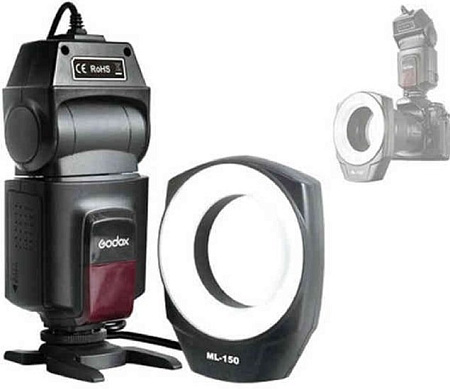 Вспышка Godox ML-150 кольцевая