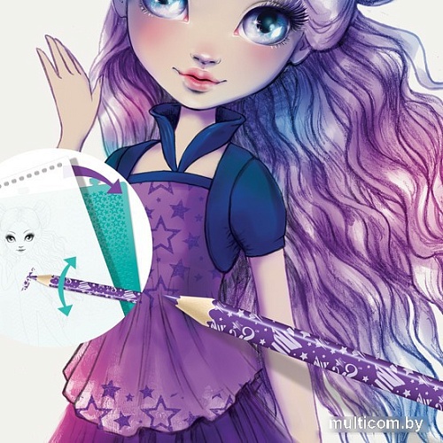 Набор для создания поделок/игрушек Nebulous Stars Nebulia. Неоновый скетчбук 11101_NSDA