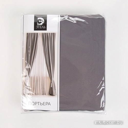 Штора Этель 4292730 2,5x2,65 м (серый, 1 шт)
