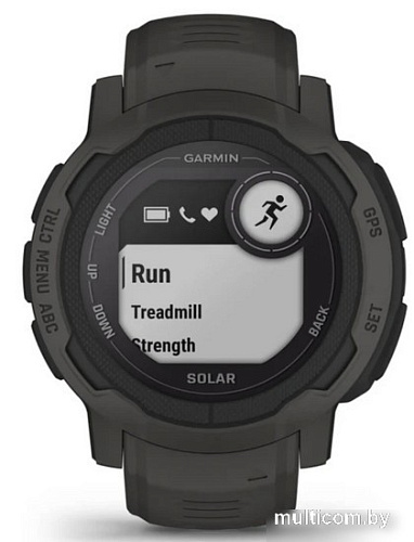 Умные часы Garmin Instinct 2 Solar (черный)