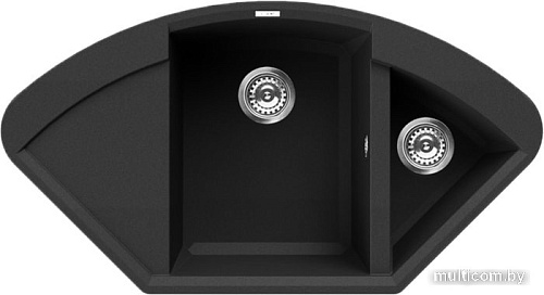 Кухонная мойка Elleci Easy Corner Full Black 40