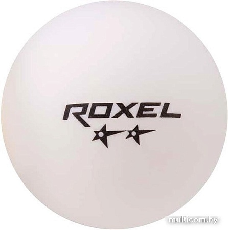 Мяч для настольного тенниса Roxel Swift (белый, 2 звезды, 6 шт.)