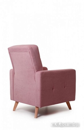 Интерьерное кресло Krones Тесей (велюр пыльной розы)