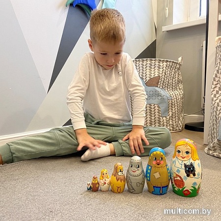 Развивающая игра Брестская Матрешка Волшебник страны Оз (набор 7 шт)