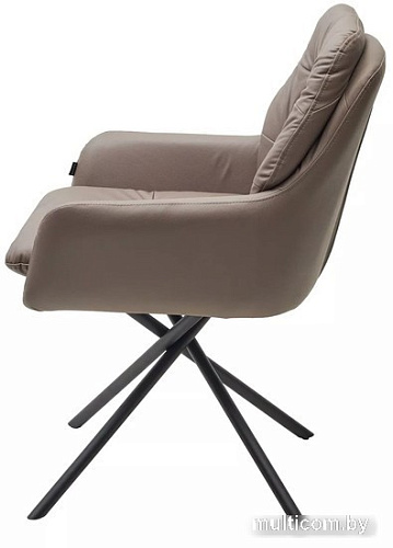 Стул M-City Guara поворотный 619M05464 (серыйRaven 18/черный каркас)