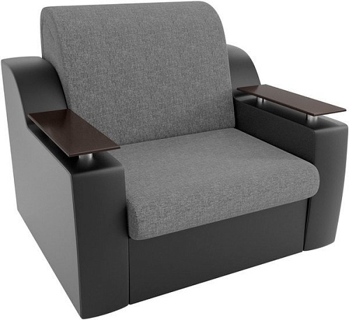 Кресло Лига диванов Сенатор 100703 60 см (серый/черный)