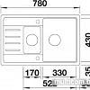 Кухонная мойка Blanco Legra 6S Compact 521304 (белый)