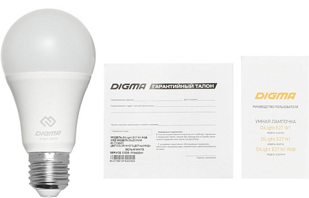 Светодиодная лампа Digma DiLight E27 N1 RGB 1118521