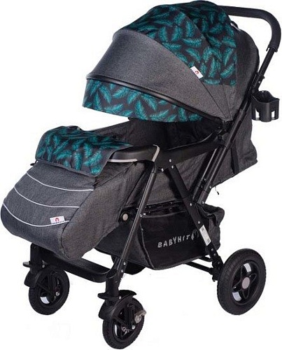 Коляска прогулочная «книга» Babyhit Sense Plus (grey leaf)