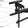 Кронштейн Kromax ATLANTIS-65 (черный)