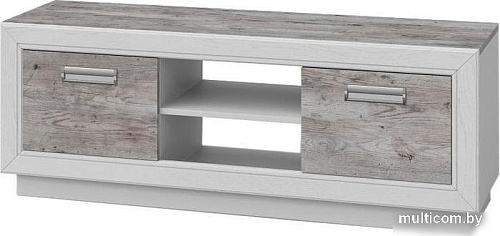 Тумба КМК Мебель 2Д Эстель 0738.25 (шимо светлый/мокка глянец)