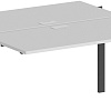 Стол Norden Приставка 120x123.8x75 SG.211.WH.63.AN (антрацит/белый)