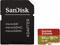 Карта памяти SanDisk Extreme microSDXC SDSQXA2-064G-GN6AA 64GB (с адаптером)