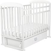 Классическая детская кроватка Indigo Милана 188001 (белый)