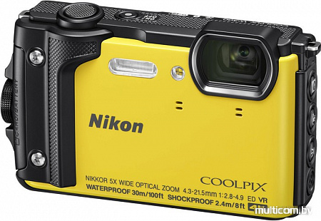 Фотоаппарат Nikon Coolpix W300 (желтый)