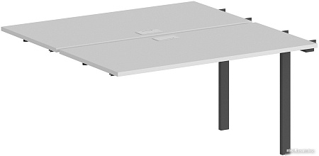 Стол Norden Приставка 120x123.8x75 SG.211.WH.63.AN (антрацит/белый)